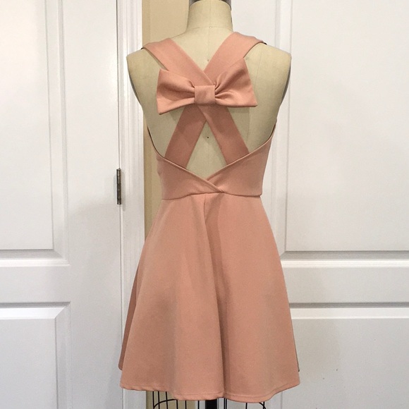 Adorable Sweetheart Neckline Pink Dress - Picture 3 of 5